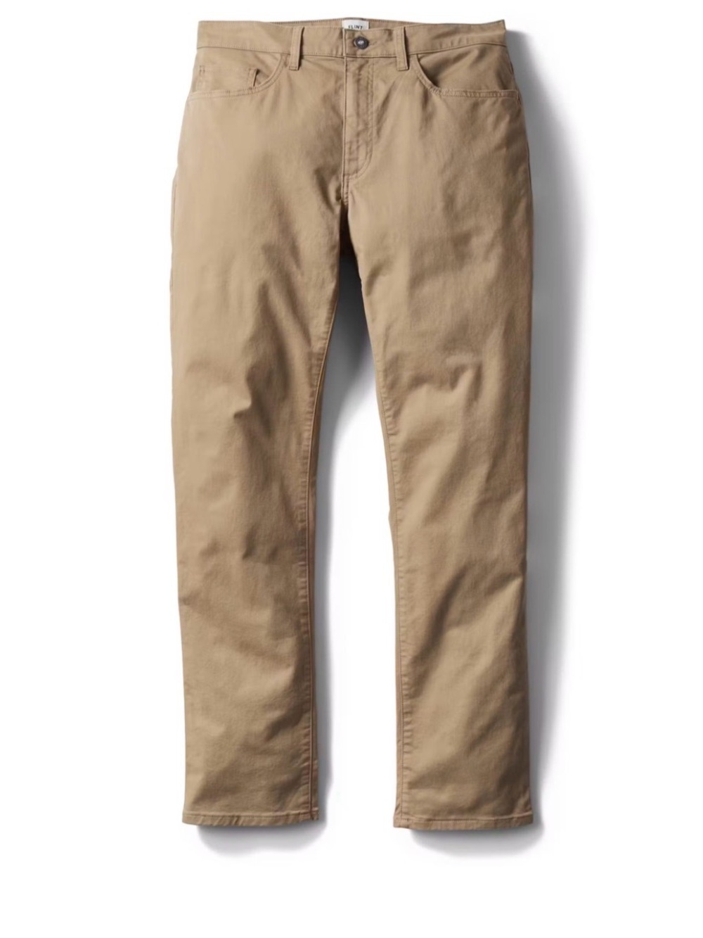 Flint and Tinder Straight Fit Pant Mens 32x30 Khaki Tan Stretch Huckberry